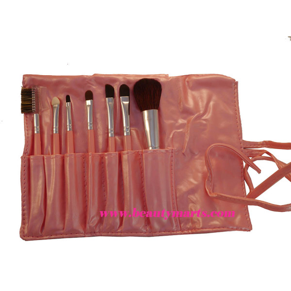 Make-Up Brush Set - Pink (7pcs)